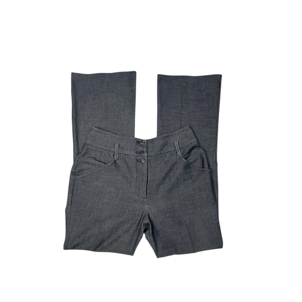Studio M Charcoal Grey Stretch Trouser Dress Pants - Size 2